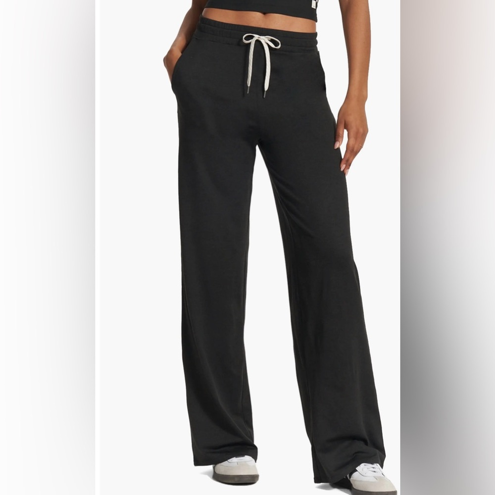 Vuori Black Wide Leg Pants